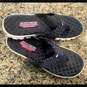 Skechers Memory Foam Gel Infused Flip Flop Sandals